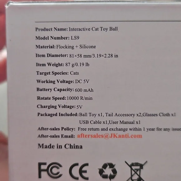 Interactive Cat Toy Ball,  Robo Mouse - Picture 7 of 10